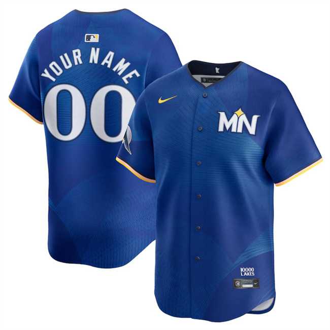 Men's Minnesota Twins Active Player Custom Royal 2024 City Connect Limited Stitched Baseball Jersey,We sell and wholesale Men's Minnesota Twins Active Player Custom Royal 2024 City Connect Limited Stitched Baseball Jersey on line form chian!